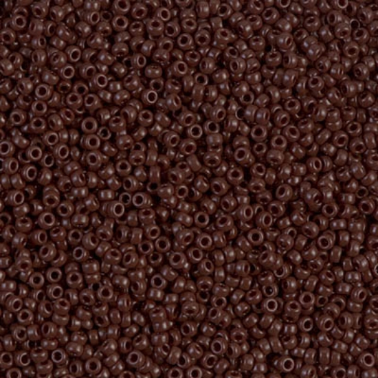 Picture of Miyuki Rocaille 11/0 409 Opaque Chocolate x10g