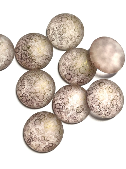 Picture of Cabochons par Puca® 18mm Crystal Mat Bronze  x1