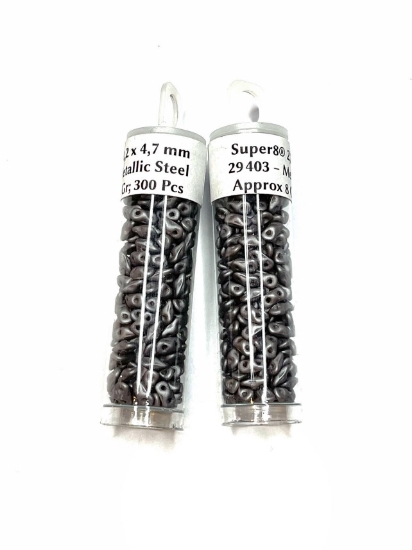 Picture of Super8® 2,2 x 4,7mm Metallic Steel x8g