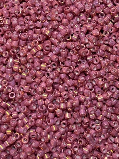 Picture of Miyuki Delica 11/0 DB1016 Opaque Metallic Luster Cranberry x5g