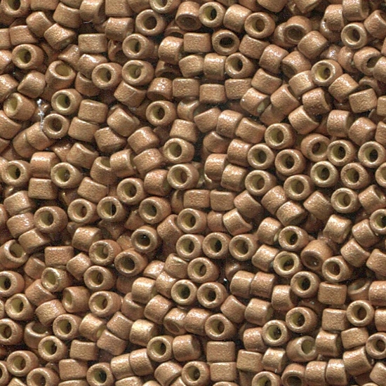 Picture of Miyuki Delica 11/0 DB1834F Duracoat Galvanized Mat Champagne x5g 