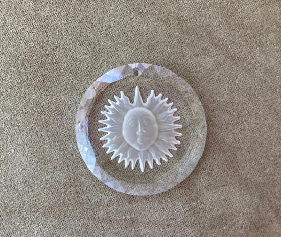 Picture of Vintage Swarovski 6050 Etched Sun Intaglio 30cm x1