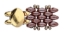 Picture of Cymbal - Kypr II Magnetic Clasp 13x10mm 24kt Gold Plate x1