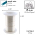 Picture of Wire Lacquered Tarnish Resistant 28 Gauge (.32mm) Silver x36.6m
