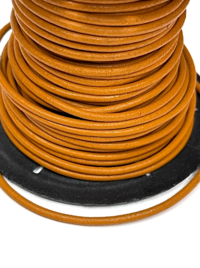 Picture of Leather Cord 2mm Pumpkin x1m