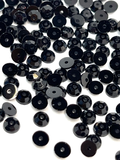 Picture of Sew-On Flat Back 4mm Jet x144