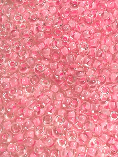 Picture of Miyuki Seed Beads 15/0 207 Pink Lined Crystal x10g