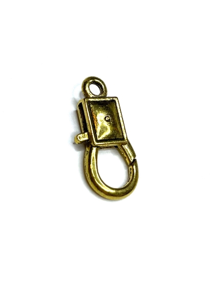 Picture of Chain Clasp Heart 28x12mm Gold Tone x5