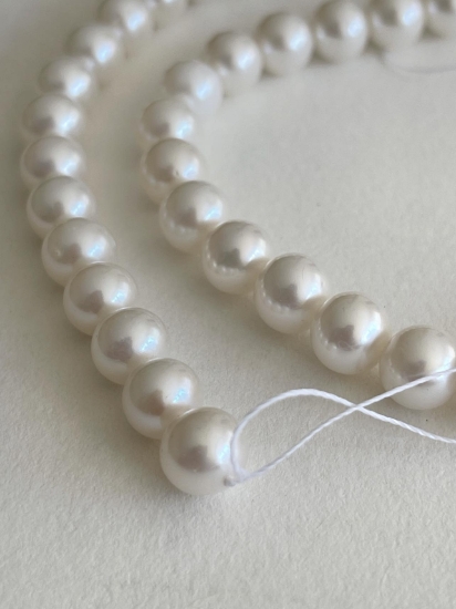 Picture of Premium Pearl Freshwater White Lotus 8-8.5mm round White x1