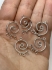 Picture of Pendant Spiral 24x17mm w/3 rings Silver Plate x1