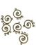 Picture of Pendant Spiral 24x17mm w/3 rings Bronze x1