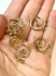 Picture of Pendant Spiral 24x17mm w/3 rings Gold Tone x1
