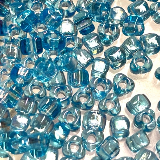 Picture of Miyuki Triangle  5/0 TR5-1155 Color Lined Blue x10g