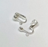 Picture of Ear Clip half ball w/ Loop Shiny Silver x2