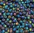 Picture of Fire-Polished 3mm Jet Blue Iris Mat x100