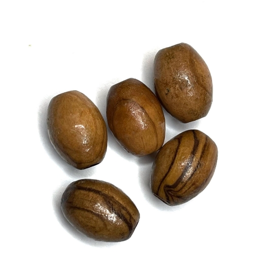 Picture of Bethlehem Olive Wood bead 16x10mm x5