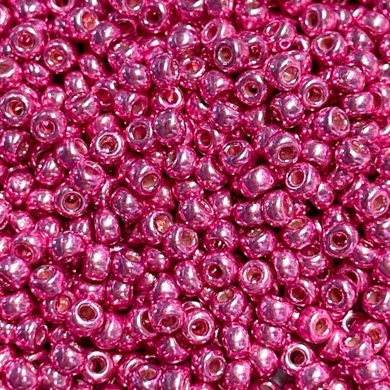 Picture of Miyuki Rocaille 11/0 4210 Duracoat Galvanized Hot Pink x10g