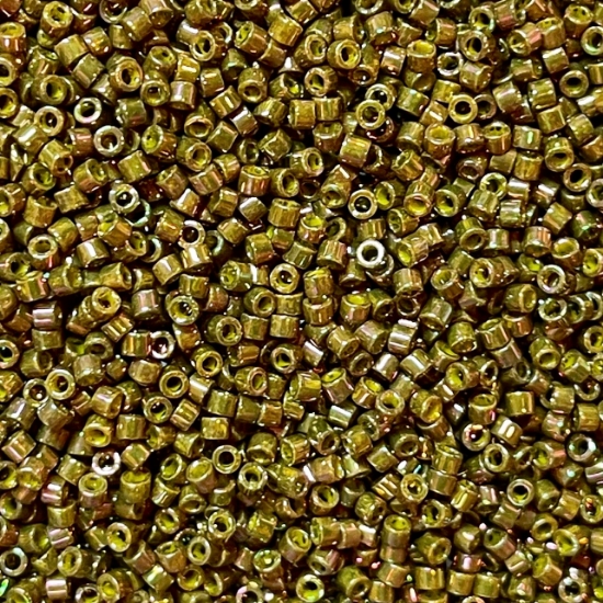 Picture of Miyuki Delica 11/0 DB133 Opaque Golden Olive Luster x10g