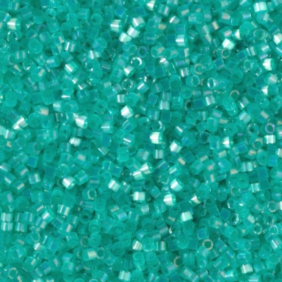 Picture of Miyuki Delica 11/0 DB1869 Silk Inside Dyed Aqua Green AB x10g