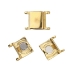 Picture of Cymbal - Axos II Magnetic Clasp 13X9mm 24kt Gold Plate x1