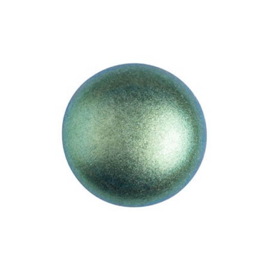 Picture of Cabochons par Puca® 8mm Metallic Mat Green Turquoise x1