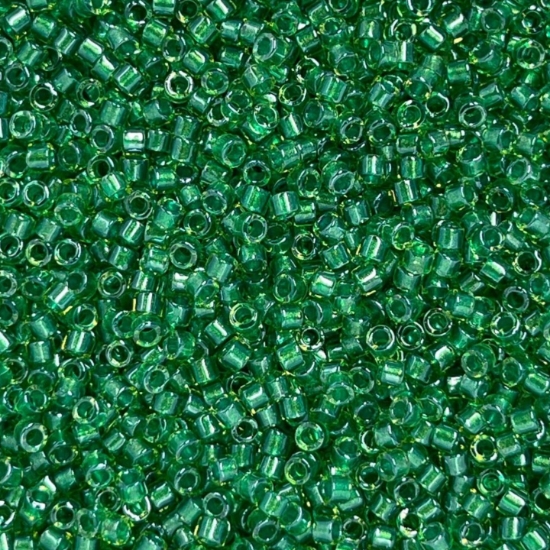 Picture of Miyuki Delica 11/0 DB916 Sparkling Light Green Lined Chartreuse x10g