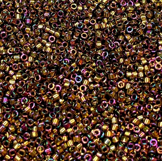Picture of Miyuki Delica 11/0 DB23 Metallic Light Bronze Iris x5g