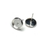 Picture of Ear stud setting 8mm round Silver x10
