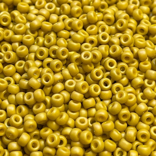 Picture of Miyuki Rocaille 11/0 4692 Opaque Glazed Rainbow Yellow x10g