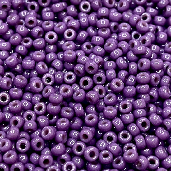 Picture of Miyuki Rocaille 8/0 4490 Duracoat Opaque Dark Purple x10g