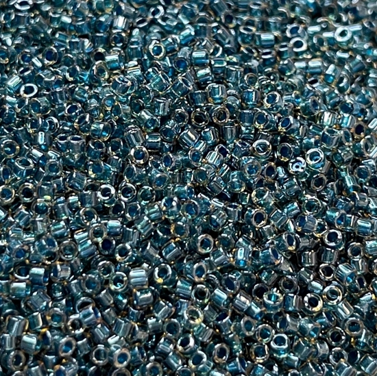 Picture of Miyuki Delica 11/0 DB921 Color-lined Steel Blue x10g