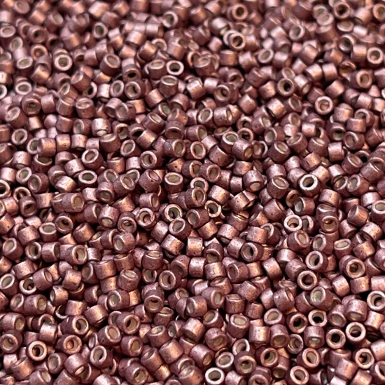 Picture of Miyuki Delica 11/0 DB1157 Galvanized Semi-Frosted Berry x5g