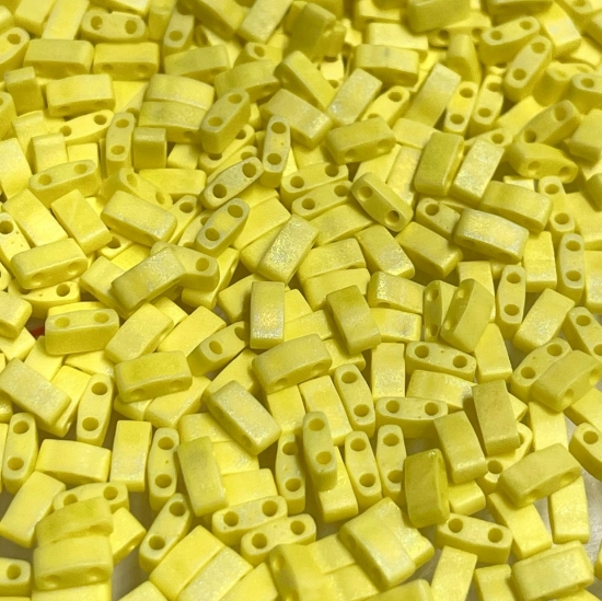 Picture of Miyuki Half Tila 404FR Opaque Yellow AB x5g
