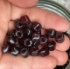 Picture of Vintage Venetian Glass Crow Beads 6x9mm Garnet x20 