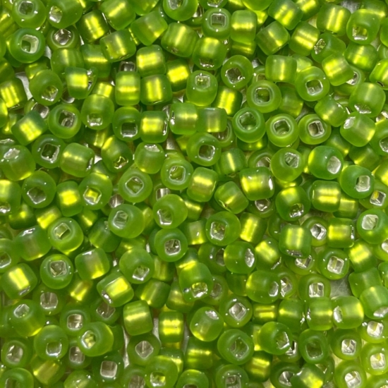 Picture of Matsuno Rocaille 6/0 78M Silver-Lined Mat Olivine x10g