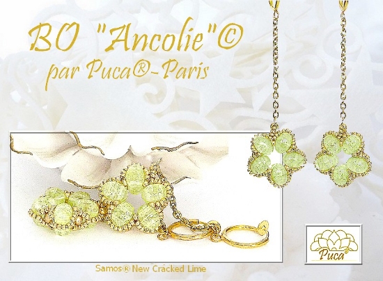 Picture of Oorbellen « Ancolie » © par PUCA® – Instant Download or Printed Copy