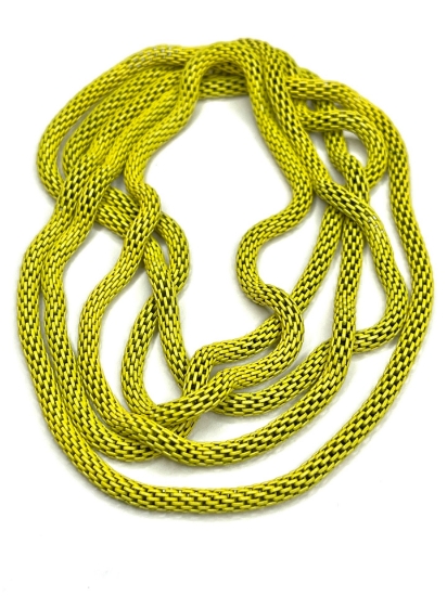 Picture of Necklace 116cm diameter 3mm Yellow x1