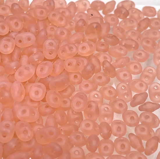 Picture of SuperDuo 2,5x5mm Opal Rose Mat x10g