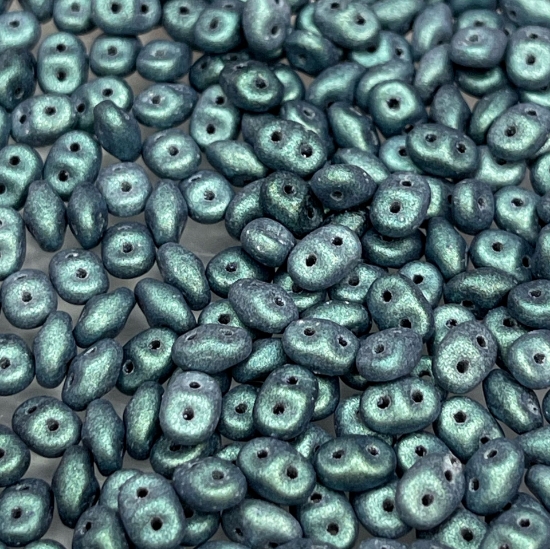 Picture of SuperDuo 2,5x5mm Metallic Suede Light Green x10g