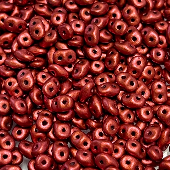 Picture of SuperDuo 2,5x5mm Bronze Fire Red x10g