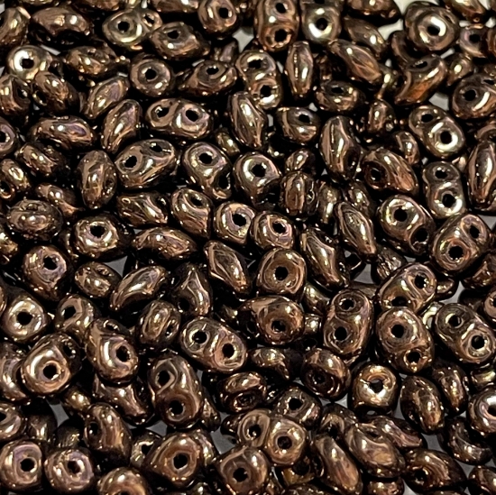 Picture of SuperDuo 2,5x5mm Jet Bronze x10g