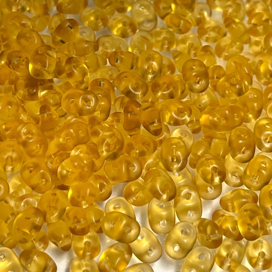 Picture of SuperDuo 2,5x5mm Amber Mat x22g