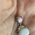 Picture of 925 Silver Charm Panda w/strass 20mm enamel x1