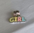 Picture of 925 Silver Charm Girl 15mm enamel x1