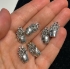 Picture of Charm Fries 19x10mm Antique Silver x5