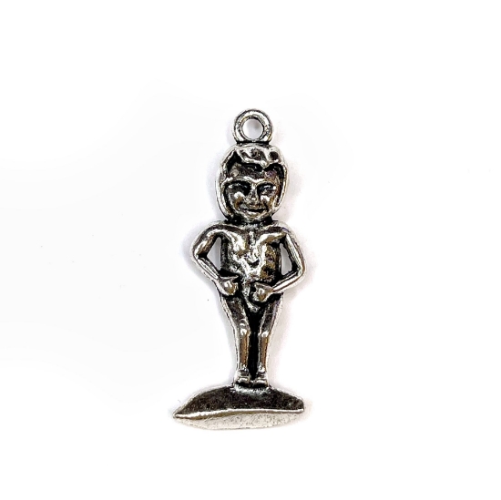 Picture of Charm "Manneken Pis" 44x18 mm Antique Silver x1