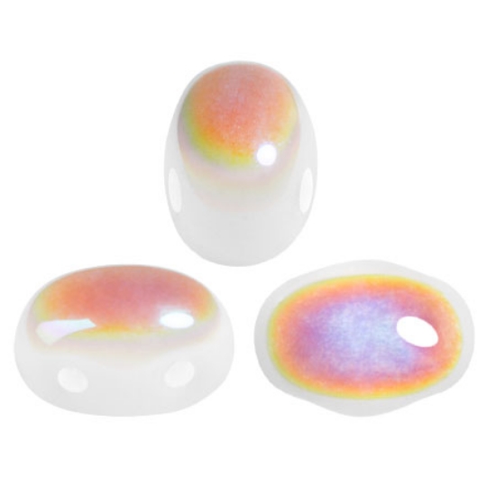 Picture of Samos® par Puca® 7x5mm Opaque White AB x10g 