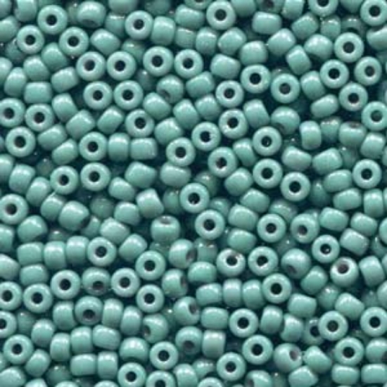 Picture of Miyuki Rocaille 8/0 4481 Duracoat Blue Gray x10g 