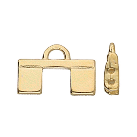 Picture of Cymbal - Piperi II Tila Bead Ending 24k Gold Plated  x1