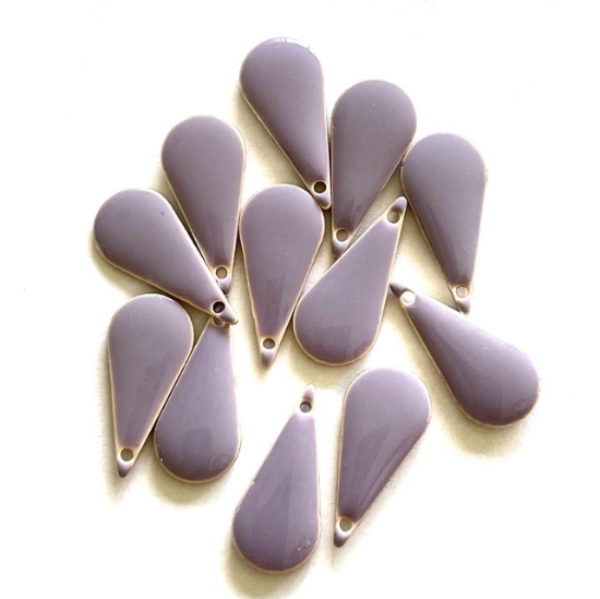 Picture of Candy Epoxy drop pendant 22x10mm Light Purple x1